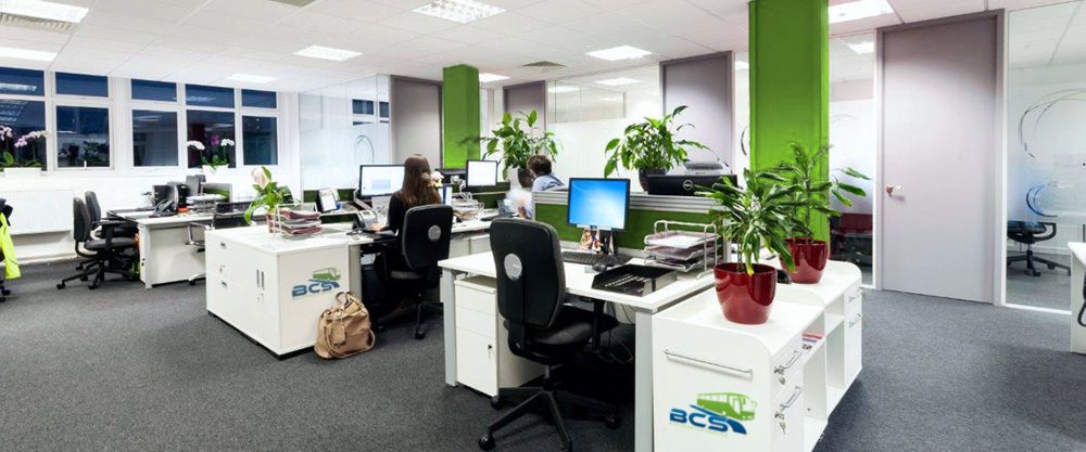 Bus Service Europe office and team