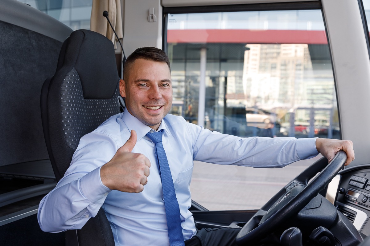 Professioneller Fahrer