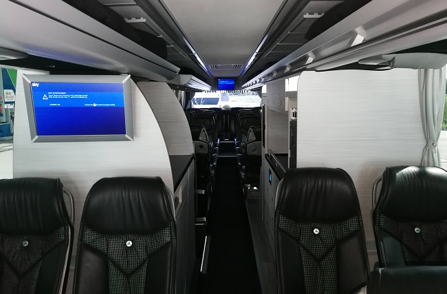 VIP bus lounge